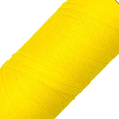 Afbeelding van LINHASITA Spoel gewaxt garen, 100 g/m², 360 m, dikte 0,5 mm, polyester, macramégaren, 30 kleuren, citroengeel