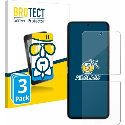 Afbeelding van BROTECT Screenprotector voor Samsung Galaxy Z Flip6 Folie Beschermfolie Beschermglas transparant (3 Stuks)
