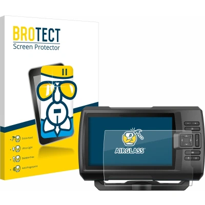 Afbeelding van BROTECT Screenprotector voor Garmin Striker Vivid 7cv Folie Beschermfolie Beschermglas transparant