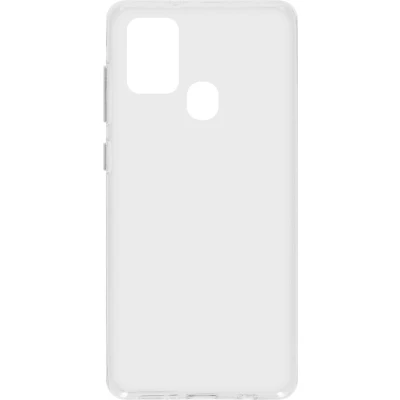 Afbeelding van Hoesje Siliconen Geschikt voor Samsung Galaxy A21s Softcase Backcover smartphone Transparant