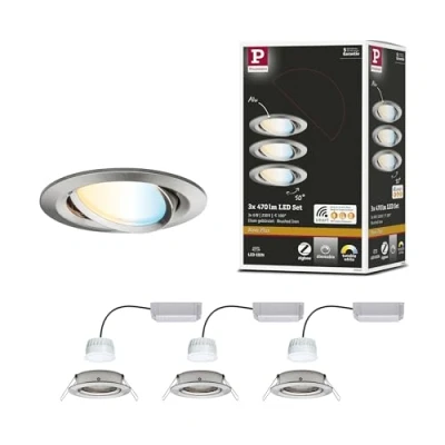 Afbeelding van Paulmann 92962 LED inbouwlamp 18 W IJzer (geborsteld)