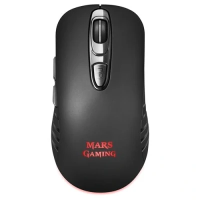 Image de MARS GAMING MMW2 Souris ergonomique pour droitiers optique 6 boutons sans fil 2.4 GHz récepteur USB noir
