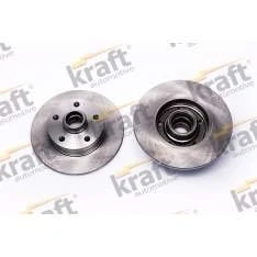 Afbeelding van KRAFT Remschijf 226,0, 226mm 9,9mm 5 volledig 6050050 357615601B Remschijven