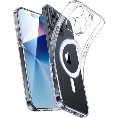Afbeelding van ESR Zero Clear HaloLock Geschikt voor Apple iPhone 16 Pro Max Hoesje Compatibel met MagSafe Back Cover Magneet Transparant