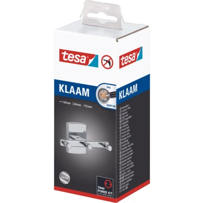Afbeelding van tesa 40262 00000 00 klaam Hakenstrip Lijm Chroom (glanzend)
