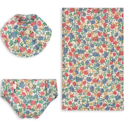 Afbeelding van Konges Sløjd Poppen Speelgoed Slabbetje/Luier/Doek Katoen Nursery Set Fiola