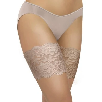 Afbeelding van sesto senso Sexy elastische kanten dij banden anti frictie met 4 siliconen
