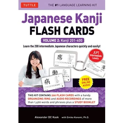 Afbeelding van Japanese Kanji Flash Cards Kit Volume 2