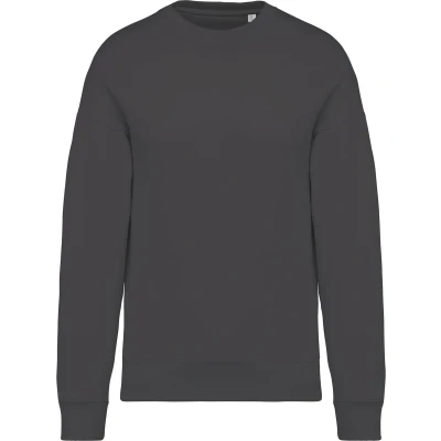 Afbeelding van Native Spirit Ecologische oversized uniseks sweater met ronde hals NS407 Iron Grey
