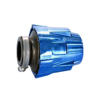Afbeelding van Air Box chroom blauw rechts D.32