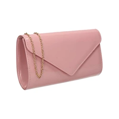 Afbeelding van SWANKYSWANS alisa avondtas gepatenteerd, Roze