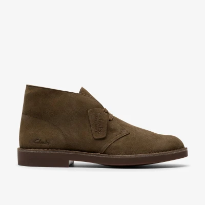 Afbeelding van CLARKS Desert Bt Evo. Heren Veterschoenen Khaki Suede