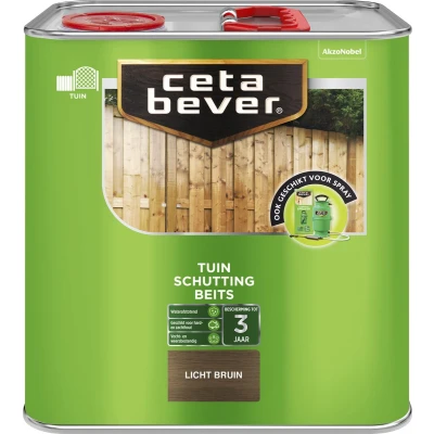 Afbeelding van Ceta Bever Schuttingbeits Transparant Lichtbruin Blanke lak &amp; Beits