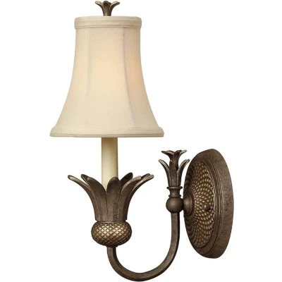 Afbeelding van Bohemian Wandlamp Steady Lighting Metaal E14 L: 22.2cm Voor Binnen Woonkamer Eetkamer Brons