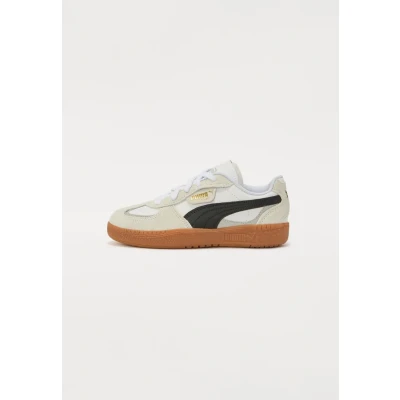 Afbeelding van Puma Palermo MODA Unisex Sneakers laag voor kinderen, Maat: 28, White/black Leer/ synthetisch
