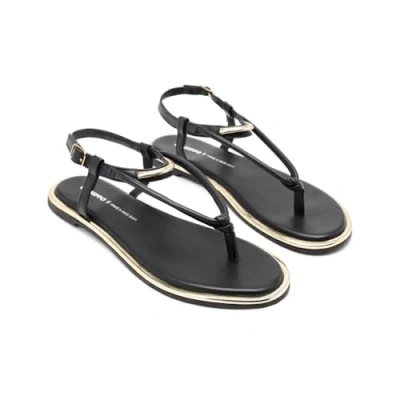 Afbeelding van Gioseppo Upton Teensandalen, Dames, Maat: 38, Black Leer