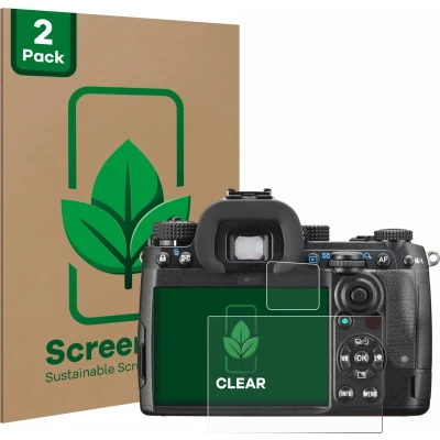 Afbeelding van ScreenLeaf Screenprotector voor Pentax K 3 Mark III Duurzame schermbescherming Folie Beschermfolie transparant (2 Stuks)
