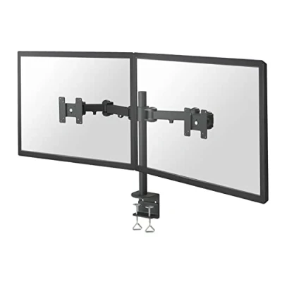 Afbeelding van Neomounts FPMA D750DWHITE2 is een monitorarm met gasveer voor flat screens t/m 32&quot;