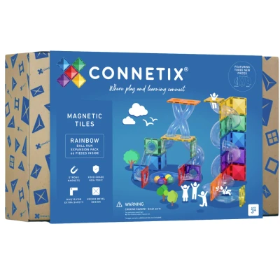 Afbeelding van Connetix magnetische tegels knikkerbaan 66st