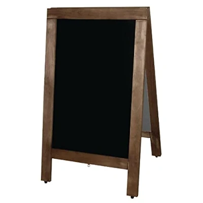 Afbeelding van Olympia houten stoepbord 85x50cm