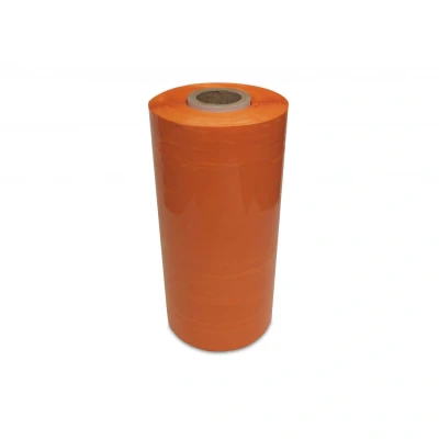 Afbeelding van Kortpack Oranje Machinefolie 150% 23my (1 Rol. Rolgewicht Circa 17 Kilo.)