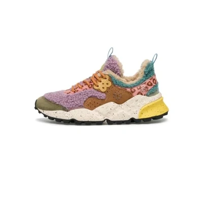 Afbeelding van FLOWER MOUNTAIN Baskets en suède et synthétique, Marron Gris 36