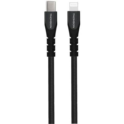 Afbeelding van Kabel THOMSON Opladen &amp; Data USB C naar Lightning 3A MFI gecertificeerd 1,5 m