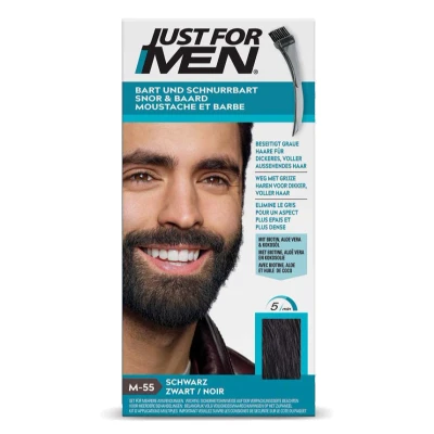 Afbeelding van Just For Men Mustache &amp; Beard Black 1ST