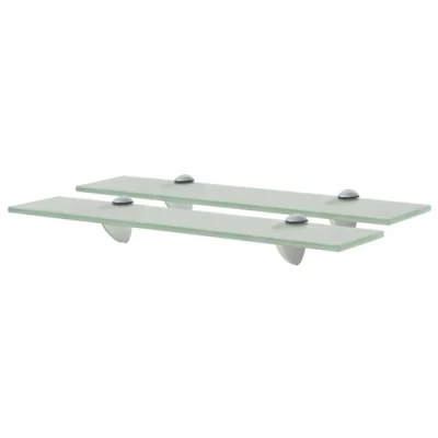 Afbeelding van Schappen zwevend 2 st 50x10 cm 8 mm glas