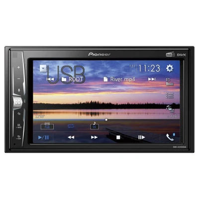 Afbeelding van Pioneer DMH A3300DAB Autoradio dubbel DIN Bluetooth handsfree, DAB+ tuner, AppRadio