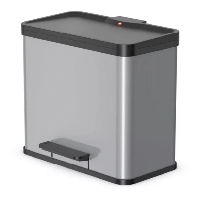 Afbeelding van Hailo Öko (L) Duo Plus 17 + 9 liter zilver