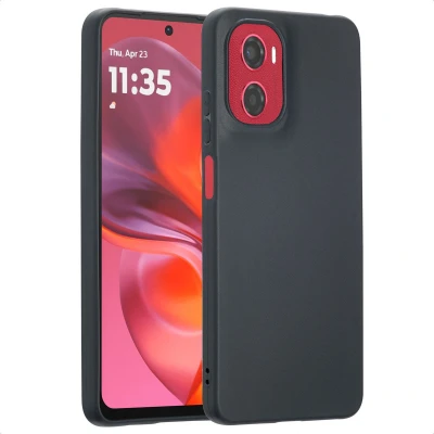 Afbeelding van imoshion Hoesje Geschikt voor Motorola Moto E15, G05 Color Backcover Zwart