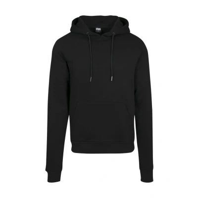 Afbeelding van Urban Classics Basic Terry Hoodie, Heren, Maat: 4XL, Black