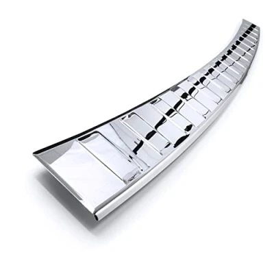 Afbeelding van teileplus24 L548 SG Roestvrijstalen bumper voor Mercedes GLC X253 2015 2022 met rand