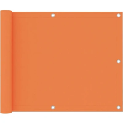 Afbeelding van Balkonscherm 75x600 cm oxford stof oranje