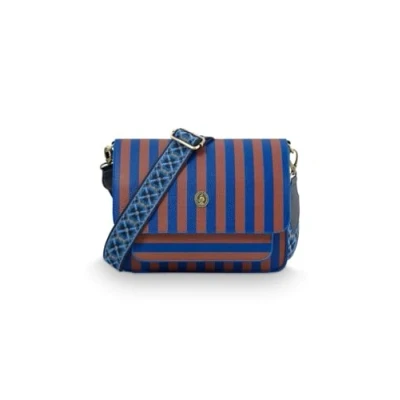 Afbeelding van Pip Studio Fenna Cross Body Schoudertas Medium Stripe Blue