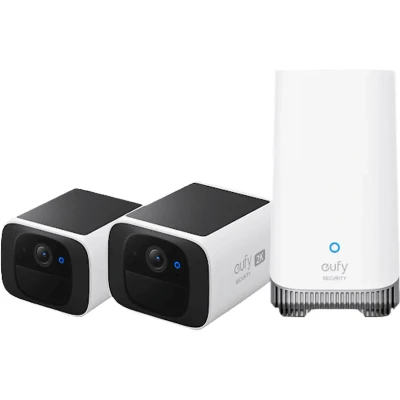 Image de Eufy SoloCam S220 Lot de 2 + HomeBase 3
