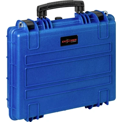 Afbeelding van Explorer Cases Outdoor koffer 4412HL.N blue Navy with pick &amp; pluck foam (b x h d) 45 35 13 cm blauw