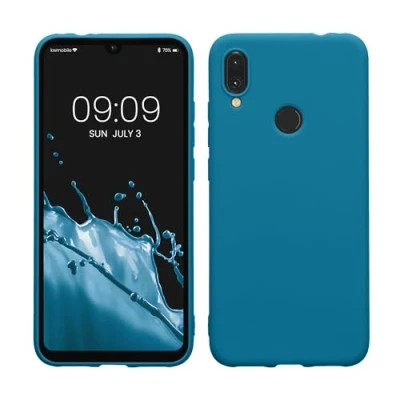 Afbeelding van kwmobile telefoonhoesje geschikt voor Xiaomi Redmi Note 7 / Pro Hoesje smartphone Back cover in Caribisch blauw