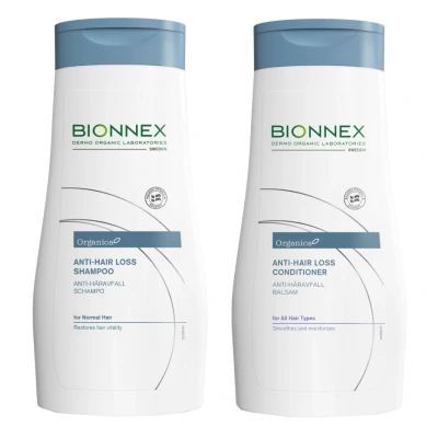Afbeelding van Bionnex Organic Anti Hair Loss Shampoo + Conditioner Haarverzorgingsset 2 Stuks