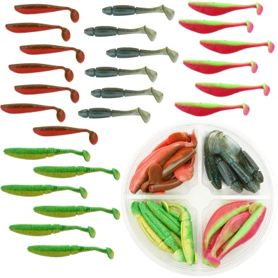 Afbeelding van Fish Xpro Softbait set Snoek 10 15cm Shads Kunstaas Roofvis
