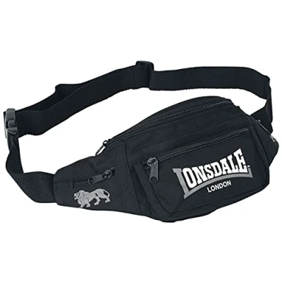 Afbeelding van Lonsdale Heuptas black, Maat: One Size, Black