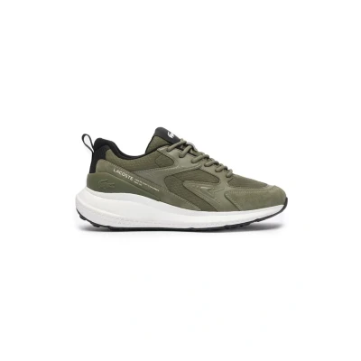 Afbeelding van Lacoste L003 Evo heren sneaker groen maat 40.5 (EU) 7 (UK)