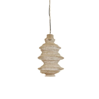Afbeelding van Light &amp; Living Hanglamp NAKISHA Ø31x55cm Bruin