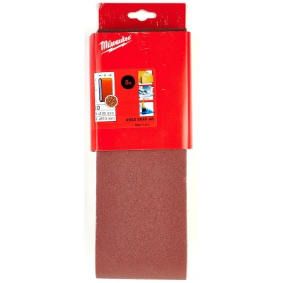 Afbeelding van MILWAUKEE 4932355068 schuurband 610 x 100 mm, korrel 80 (5 st.)
