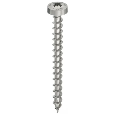 Afbeelding van HECO TOPIX Plus spaanplaatschroeven 5x50mm cilinderkop RVS voldraad PZD 2 61764 (Per 200 stuks)