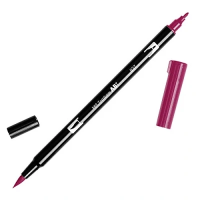 Afbeelding van Tombow ABT dubbele brushpen wine red 837