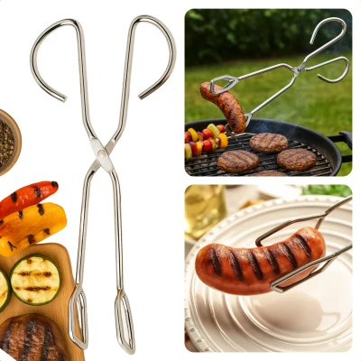 Afbeelding van Cheqo® PRO BBQ Tang Barbecue Vleestang Keukentang Serveertang Keuken RVS