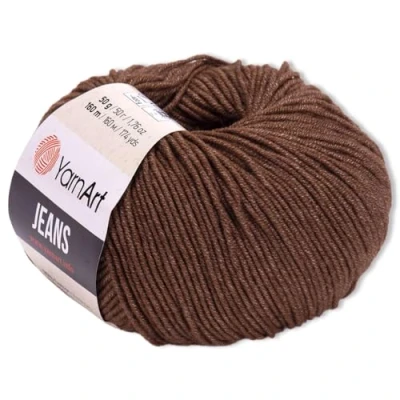 Afbeelding van Frida&#039;s Wollhaus YarnArt Amigurumi babywol, 50 g, breien, haken, pastelkleuren, 63 kleuren (70, donkerbruin)