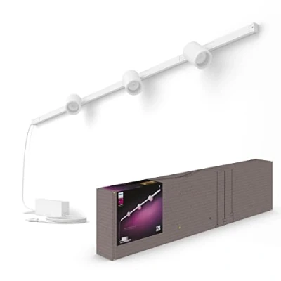 Image de Philips Hue Kit De Base Perifo Mur 3 Spots 15.9 W Blanc (40786200)